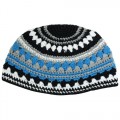 Кіпа синя у смужку 24см